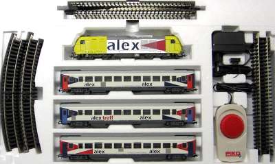 PIKO 57130 Стартовый набор пассажирский состав «Alex», аналоговый
