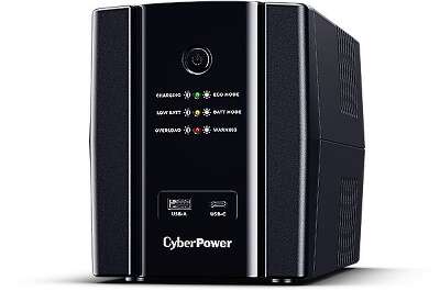 ИБП CyberPower UT1500EIG, 1500 В·А, 900 Вт, IEC, черный
