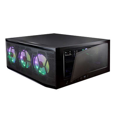 Корпус Ginzzu GL 300 FAN 12CM RGB*4 USB3.0 Window