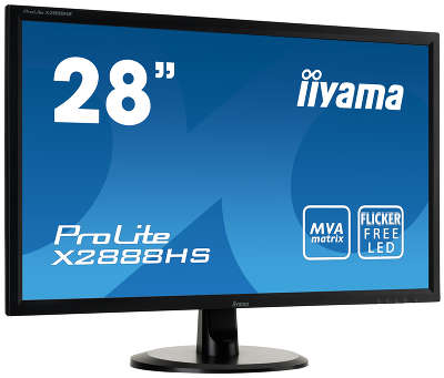 Монитор 28" Iiyama X2888HS-B2 черный MVA