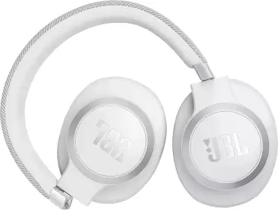 Гарнитура накладные JBL Live 770NC белый беспроводные bluetooth оголовье (JBLLIVE770NCWHT)