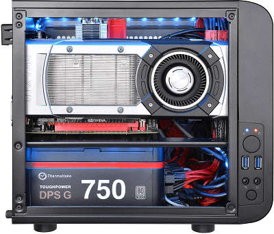 Корпус Thermaltake Core V1 Black w/o PSU,CA-1B8-00S1WN-00