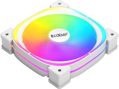 Вентилятор PCCooler EF120 ARGB W 120x120x25мм (4pin PWM + 3pin ARGB, 600-1500 об/мин) Retail