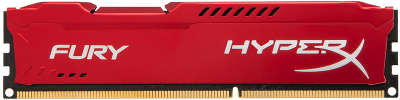 Модуль памяти DDR-III DIMM 4096Mb DDR1866 Kingston HyperX Fury Red CL10 [HX318C10FR/4]