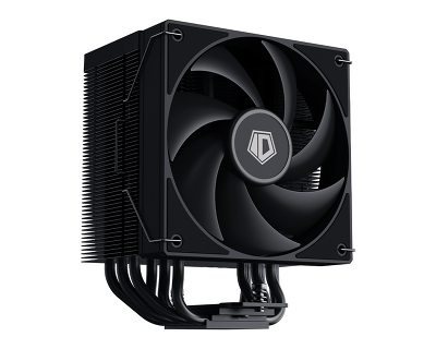 Кулер для процессора ID-COOLING FROZN A610 BLACK LGA20XX/1700/1200/115X/AM5/AM4 (10шт/кор, TDP 250W, PWM, черный, 6 тепл.трубок + медная база, FAN 120mm) RET