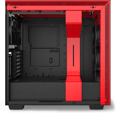 Корпус NZXT H710i Black/red, черный, ATX, Без БП (CA-H710I-BR)