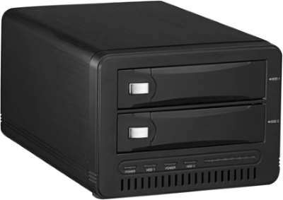 Внешний корпус для HDD AgeStar 3U2B3A1 SATA II алюминий hotswap 3.5"