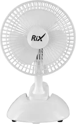 Вентилятор настольный RIX RDF-1500WB 15Вт скоростей:2 белый (упак.:1шт)