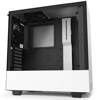 Корпус NZXT H510i White/black, белый/черный, ATX, Без БП (CA-H510I-W1)