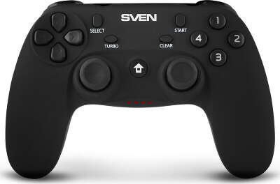 Беспроводной геймпад SVEN GC-3050 (13 кл. 2 мини-джойстика, D-pad, Soft Touch, PC/PS3/Xinput)