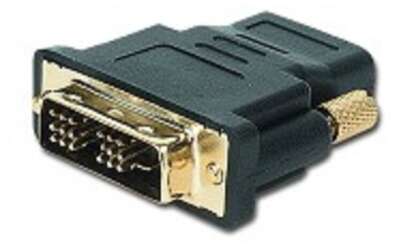 Gembird Переходник HDMI-DVI 19F/19M (мама-папа), золотые разъемы  [A-HDMI-DVI-2]
