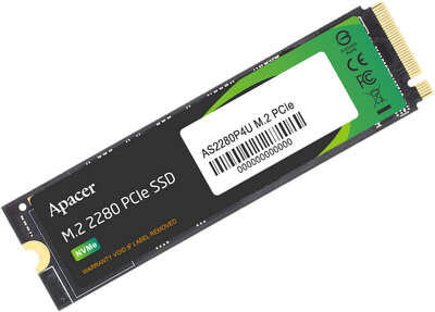 Твердотельный накопитель M.2 NVMe 256Gb Apacer AS2280P4U [ AP256GAS2280P4U-1] (SSD)