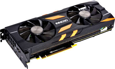 Видеокарта Inno3D nVidia GeForce RTX 2070 Gaming OC X2 8Gb GDDR6 PCI-E HDMI, 3DP