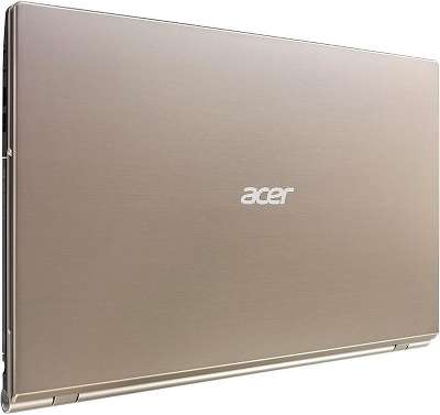 Ноутбук Acer Aspire V3-772G-54216G1TMamm Gold 17.3" FHD/i5-4210M/6/1000/GTX850M 2G/Multi/ WF/BT/CAM/ W8