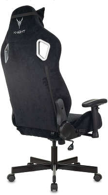 Кресло игровое Knight Outrider черный Light-20 с подголов. крестов. металл
