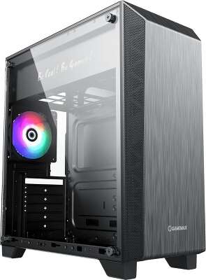 Корпус GameMax Nova N5, черный, ATX, Без БП (Nova N5)