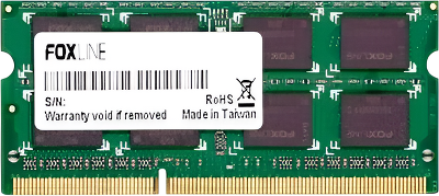 Память оперативная/ Foxline SODIMM 32GB 3200 DDR4 ECC CL22 (2Gb*8)