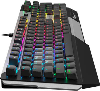 Клавиатура A4Tech Bloody B865R механическая серый/черный USB for gamer LED