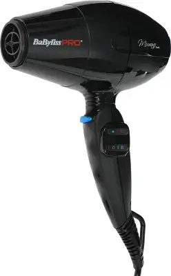 Фен Babyliss Pro Murano Ionic 2000Вт черный (BAB6160INRE)