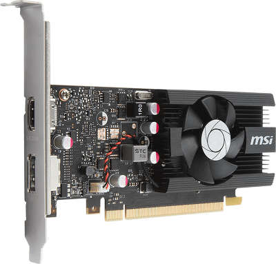 Видеокарта PCI-E NVIDIA GeForce GT1030 2048MB DDR5 MSI [GT 1030 2G LP OC]