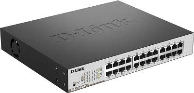 Коммутатор D-Link DGS-1100-24P/B2A 24G 12PoE 100W настраиваемый