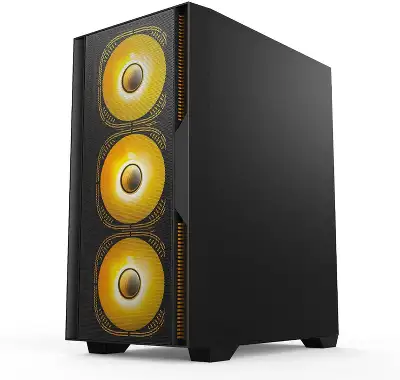 Корпус Accord ACC-ZCU1B черный без БП mATX 5x120mm 2xUSB3.0 1xUSB3.1 audio bott PSU