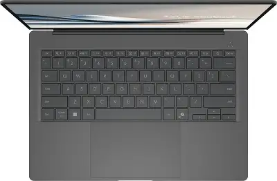 Ноутбук Asus Zenbook 14 UX3407QA-QD267W Snapdragon X X1-26-100 16Gb SSD512Gb Qualcomm Adreno 14" OLED WUXGA (1920x1200) Windows 11 Home grey WiFi BT Cam Bag (90NB1502-M00DN0)