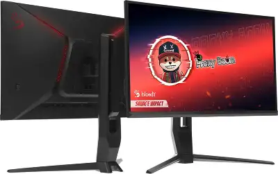 Монитор Bloody 27" MN271Q серый IPS LED 1ms 16:9 HDMI M/M матовая HAS Piv 320cd 178гр/178гр 2560x1440 180Hz G-Sync DP 2K USB 5.1кг
