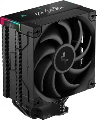 Устройство охлаждения(кулер) Deepcool AK400 Digital Pro Soc-AM5/AM4/1200/1700/1851 черный 4-pin 25dB Al+Cu LCD 220W 695gr Ret (R-AK400-BKAPMN-G)