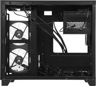 Корпус Formula Crystal Z9ML Floe черный без БП mATX 1xUSB3.0 1xUSB3.1 audio bott PSU