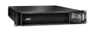 Источник бесперебойного питания мощностью 2200ВА для серверных систем APC Smart-UPS SRT RM, 2200VA/1980W, On-Line, Extended-run, Rack 2U, Out: 8xC13 2xC19, Black, Pre-Inst. Web/SNMP, 1 year warranty