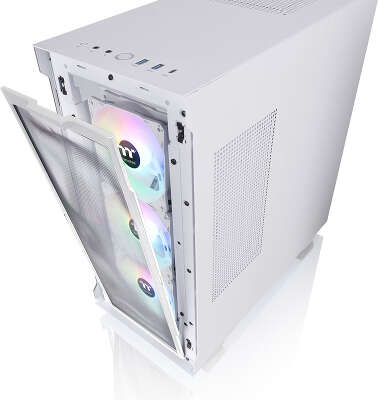 Корпус Thermaltake V350 TG ARGB, белый, ATX, Без БП (CA-1S3-00M6WN-03)