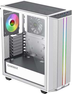 Корпус GameMax Precision COC, белый, ATX (Precision COC White (T808)