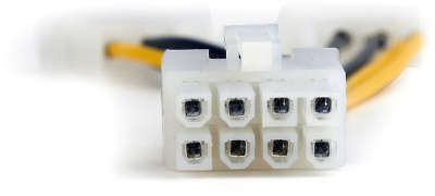 Разветвитель питания Cablexpert CC-PSU-83, 2xSATA->PCI-Express 8pin, для подключения в/к PCI-Е (8pin) к б/п