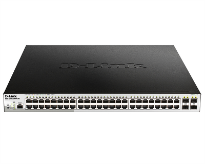 Коммутатор D-Link PROJ Управляемый L2 PoE-коммутатор, 48x1000Base-T PoE, 4x1000Base-X SFP, PoE-бюджет 740 Вт, защита от статического электричества до 6 кВ, CLI, консольный порт RJ-45, поддержка Dying Gasp
