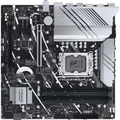 ASUS PRIME Z790M-PLUS (Socket 1700, mATX, 4xDDR5(192GB), DP/HDMI, 1xPCIe 5.0x16/1xPCIe 4.0x16/2xPCIe 4.0, 1xLAN, 4xSATA 6Gb/s, 3xM.2, 1xM.2 E key, 1xType-C, 5xUSB 3.2, 2xUSB 2.0)