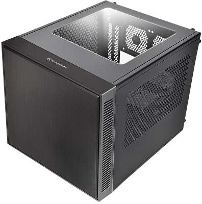 Корпус Thermaltake Case Suppressor F1, window, Black, w/o PSU, mITX