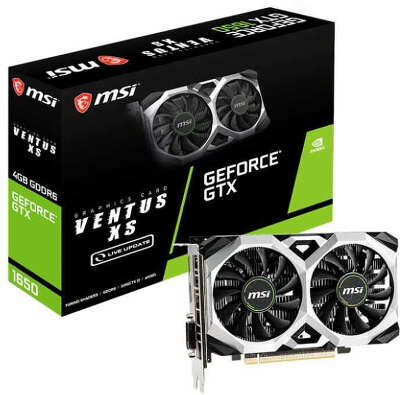 Видеокарта MSI nVidia GeForce GTX1650 D6 VENTUS XS 4Gb GDDR6 PCI-E DVI, HDMI, DP