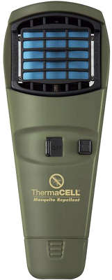 Прибор противомоскитный ThermaCell MR G (цвет оливковый, прибор + 1 газовый картридж + 3 пластины)