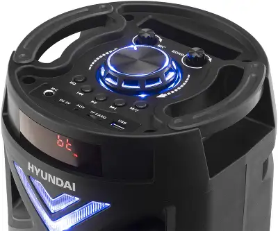 Минисистема Hyundai H-MC180 черный 80Вт FM USB BT SD/MMC