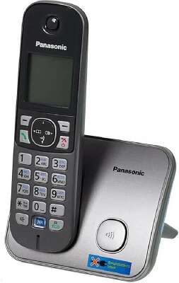 Panasonic KX-TG6811RUM (серебристый) {Беспроводной DECT,40 мелодий,телефонный справочник 120 зап.}