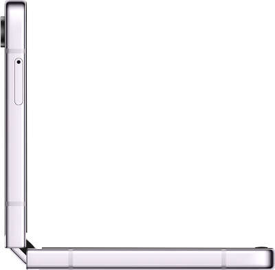 Смартфон Samsung SM-F731B Galaxy Z Flip 5 512Gb 8Gb лаванда раскладной 3G 4G 1Sim 6.7" 1080x2640 Android 13 12Mpix 802.11 a/b/g/n/ac/ax NFC GPS GSM900/1800 GSM1900 Protect