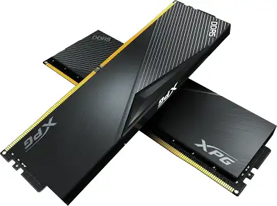 Память DDR5 2x16GB 6400MHz A-Data AX5U6400C3216G-DCLABK XPG Lancer RTL Gaming PC5-51200 CL32 DIMM 288-pin 1.4В kit dual rank с радиатором Ret