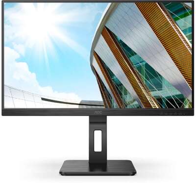 LCD AOC 27'' 27P2Q {IPS 1920x1080 75Hz 250cd 178/178 1000:1 8bit 4ms D-Sub DVI HDMI1.4 DisplayPort1.2 USB-Hub Height adj Pivot Tilt Swivel 2x2W} [27P2Q/30]