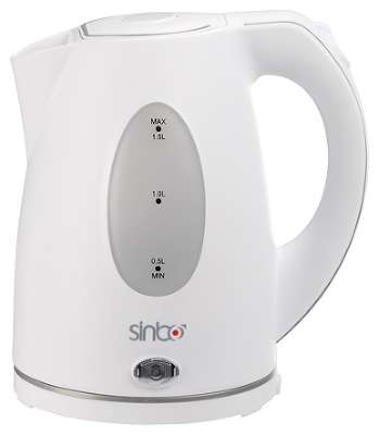 Чайник Sinbo SK 2384B 1.5л. белый (корпус: пластик)
