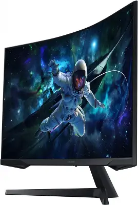 Монитор Samsung 27" Odyssey G5 S27CG550EI черный VA LED 1ms 16:9 HDMI матовая 300cd 178гр/178гр 2560x1440 165Hz FreeSync DP Quad 2K (1440p) USB 4.1кг