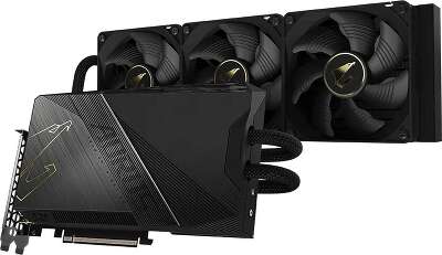Видеокарта GIGABYTE NVIDIA nVidia GeForce RTX 4090 AORUS XTREME WATERFORCE 24Gb DDR6X PCI-E HDMI, 3DP