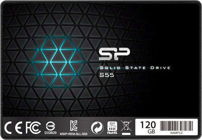 Твердотельный накопитель 2.5" SATA-3 120GB Silicon Power (SP120GBSS3S55S25)(SSD)