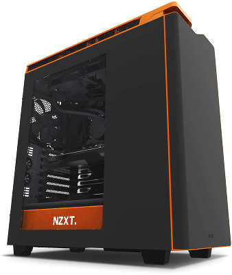 Корпус NZXT H440 черный/оранжевый без БП ATX 7x120mm 5x140mm 2xUSB2.0 2xUSB3.0