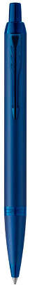 Ручка шариков. Parker IM Monochrome K328 (2172966) Blue PVD M син. черн. подар.кор.